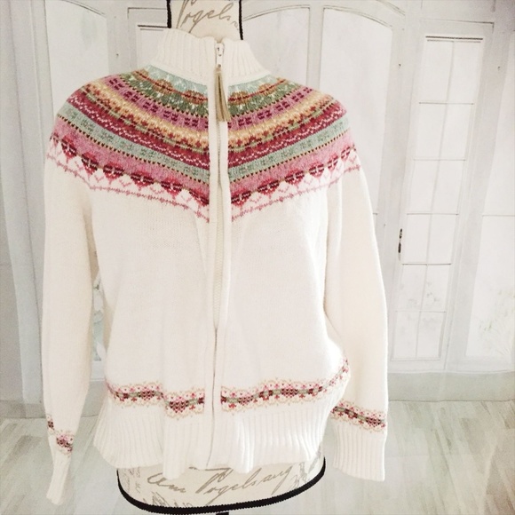 Tiara  International Sweaters - Tiara International White Cardigan Women's Large